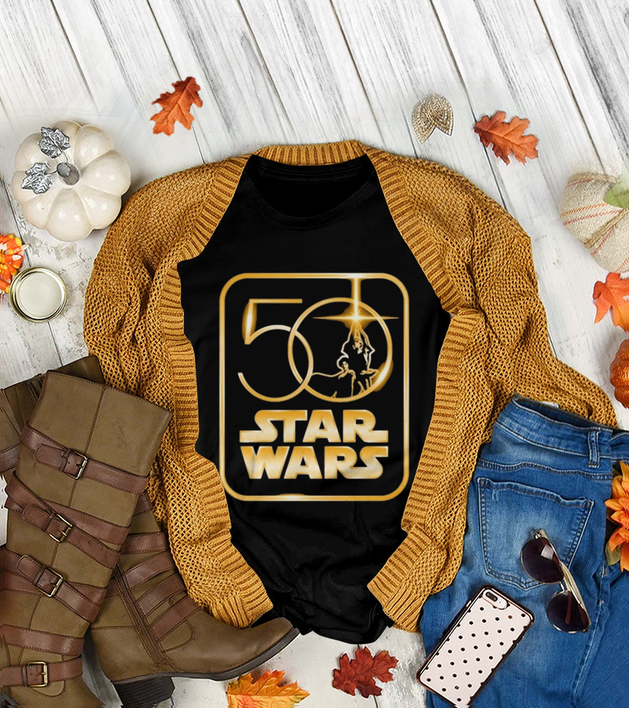 Star Wars 50th Anniversary Golden Celebration T-Shirt