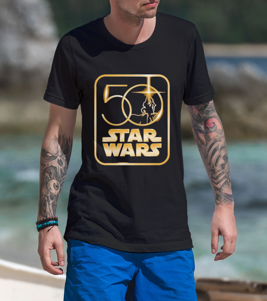 Star Wars 50th Anniversary Golden Celebration T-Shirt