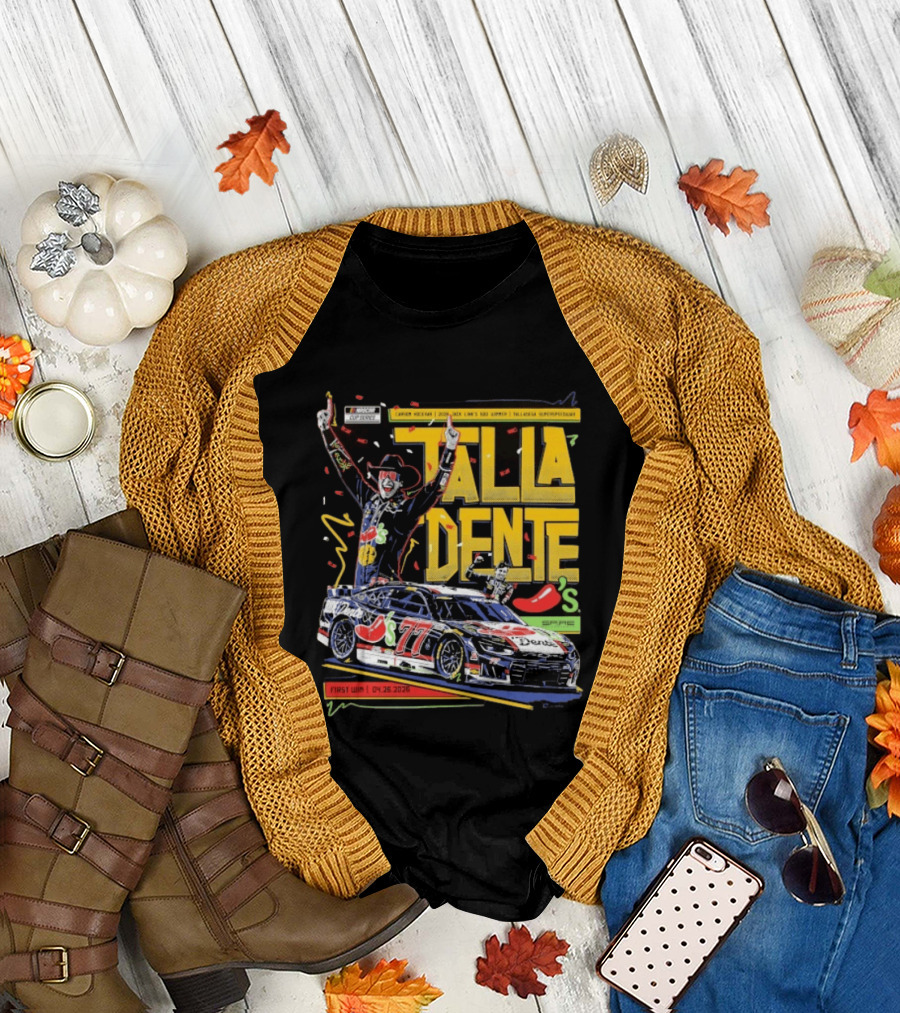 Carson Hocevar Talla Dente First Win Talladega Superspeedway 77 April 2026 T-Shirt
