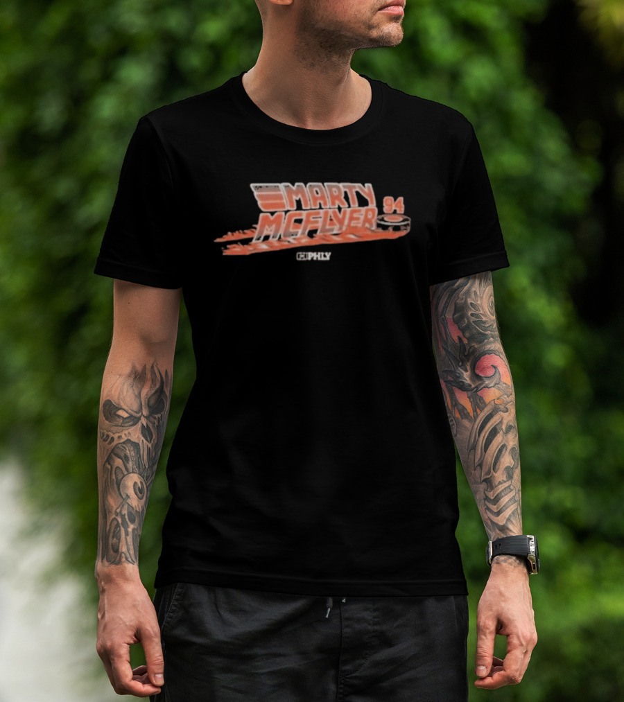 Marty McFlyer 94 Allcity Network Phly McFly T-Shirt