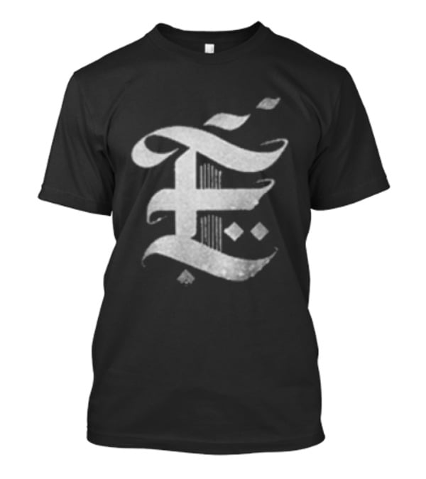 Benchmark Everlast Embers To Ashes Album Typography Silver Lettering T-Shirt