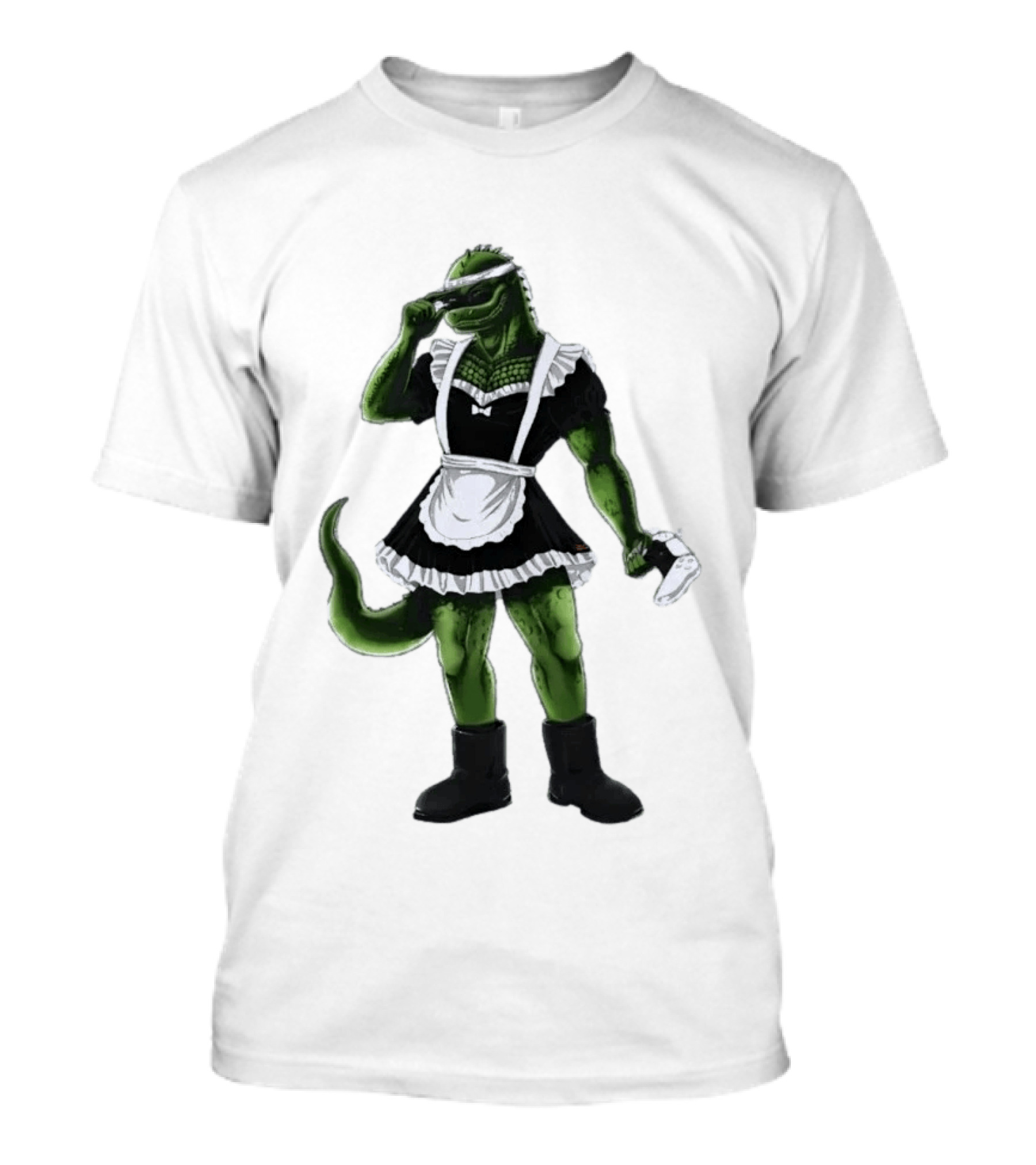 King Kreas Lizard Maid Cosplay Unique Fantasy T-Shirt