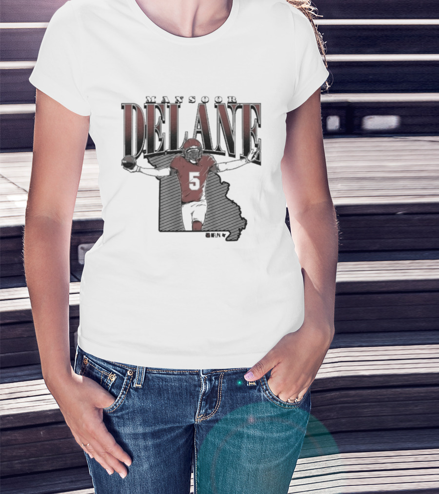 Mansoor Delane 5 Kansas City Chiefs Star Remix T-Shirt