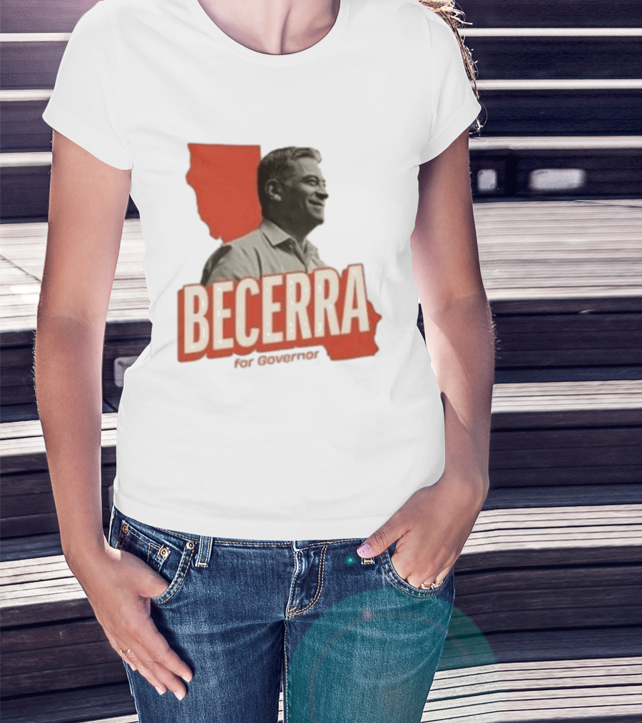 Becerra For Governor Xavier Becerra Election Photo T-Shirt