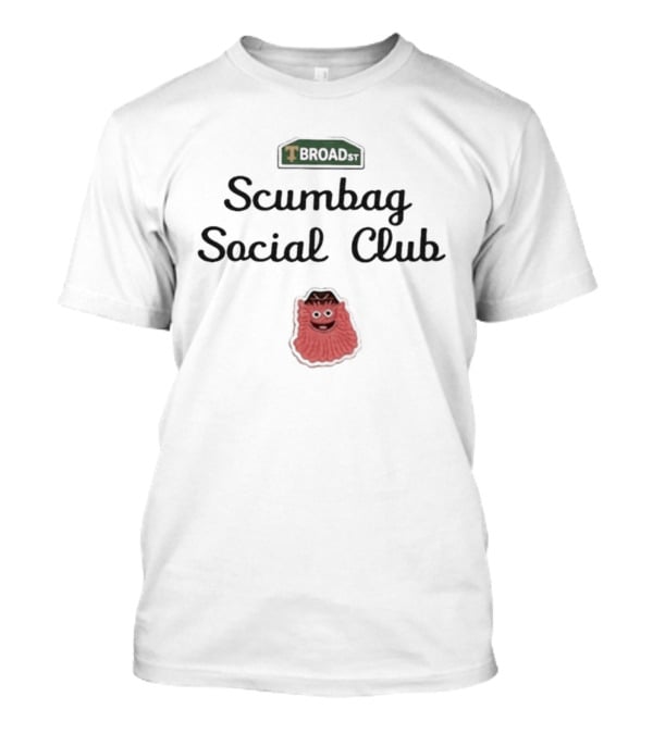Broad Street Scumbag Social Club Red Smile Creature T-Shirt