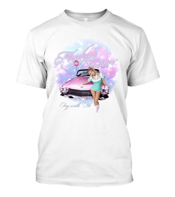 Meghan Trainor 50s Style Pink Car Toy With Me T-Shirt