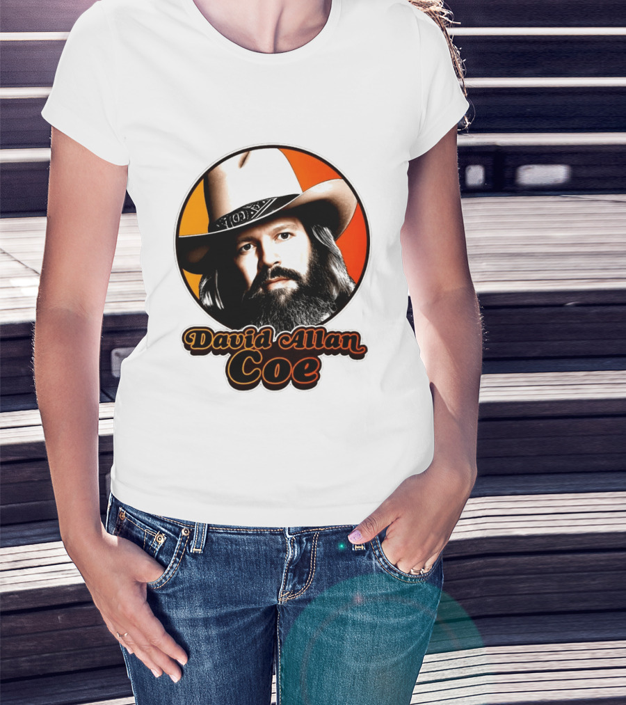 David Allan Coe Memories Legend RIP Cowboy Hat T-Shirt