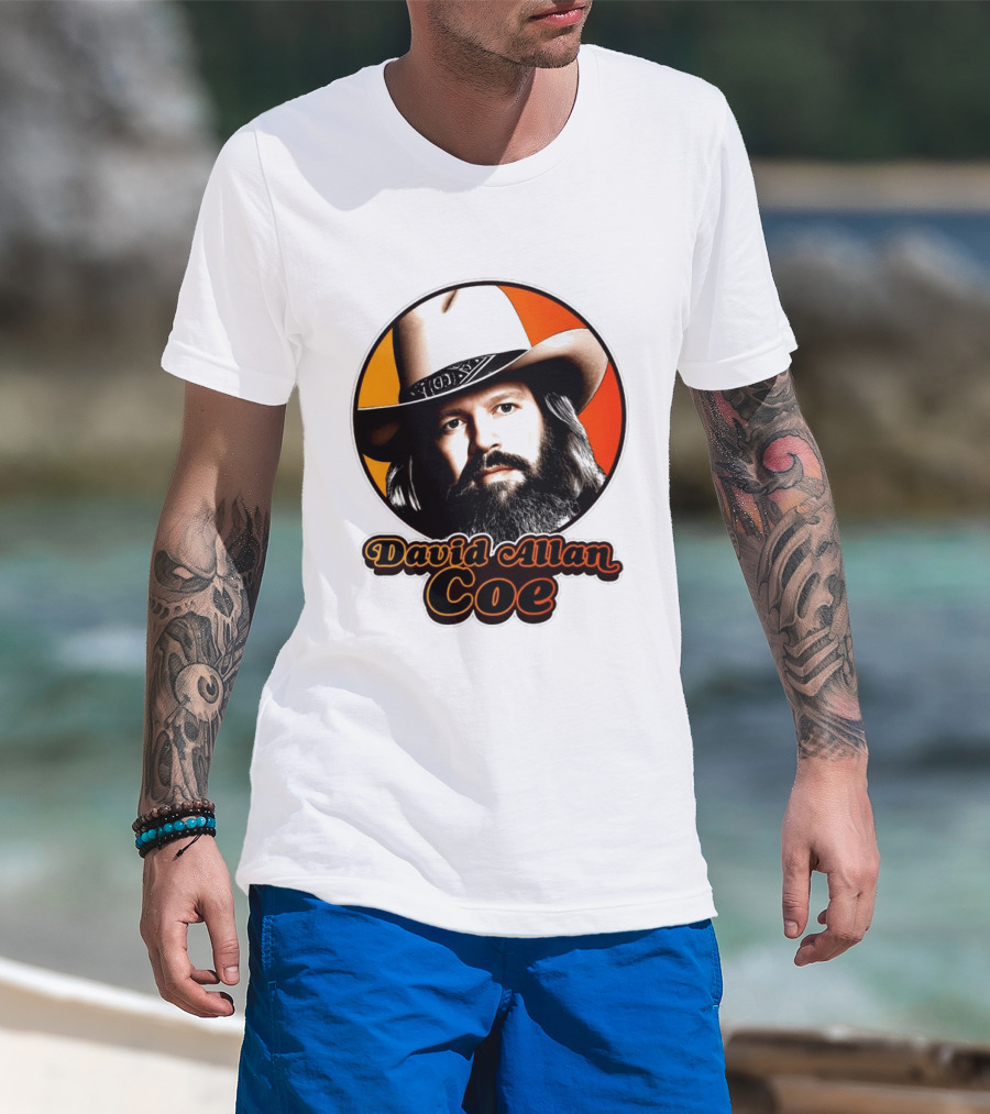 David Allan Coe Memories Legend RIP Cowboy Hat T-Shirt