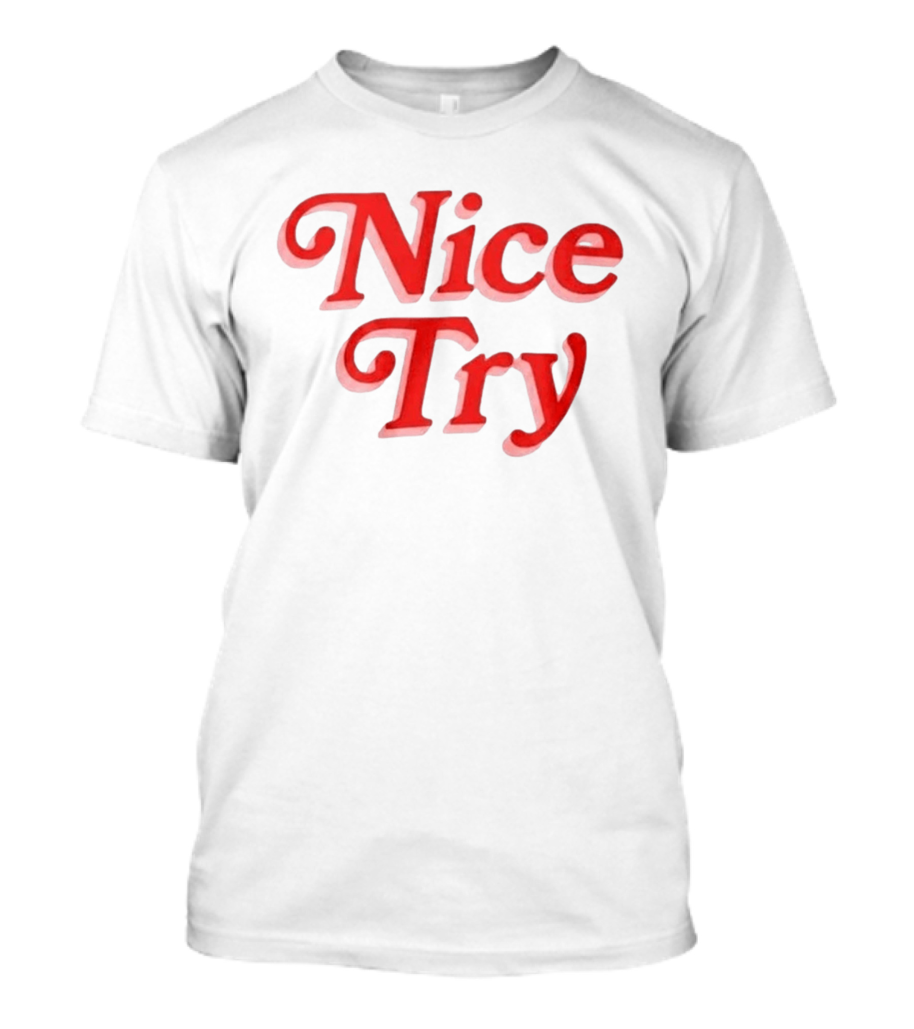 Nice Try Rose Burnout T-Shirt