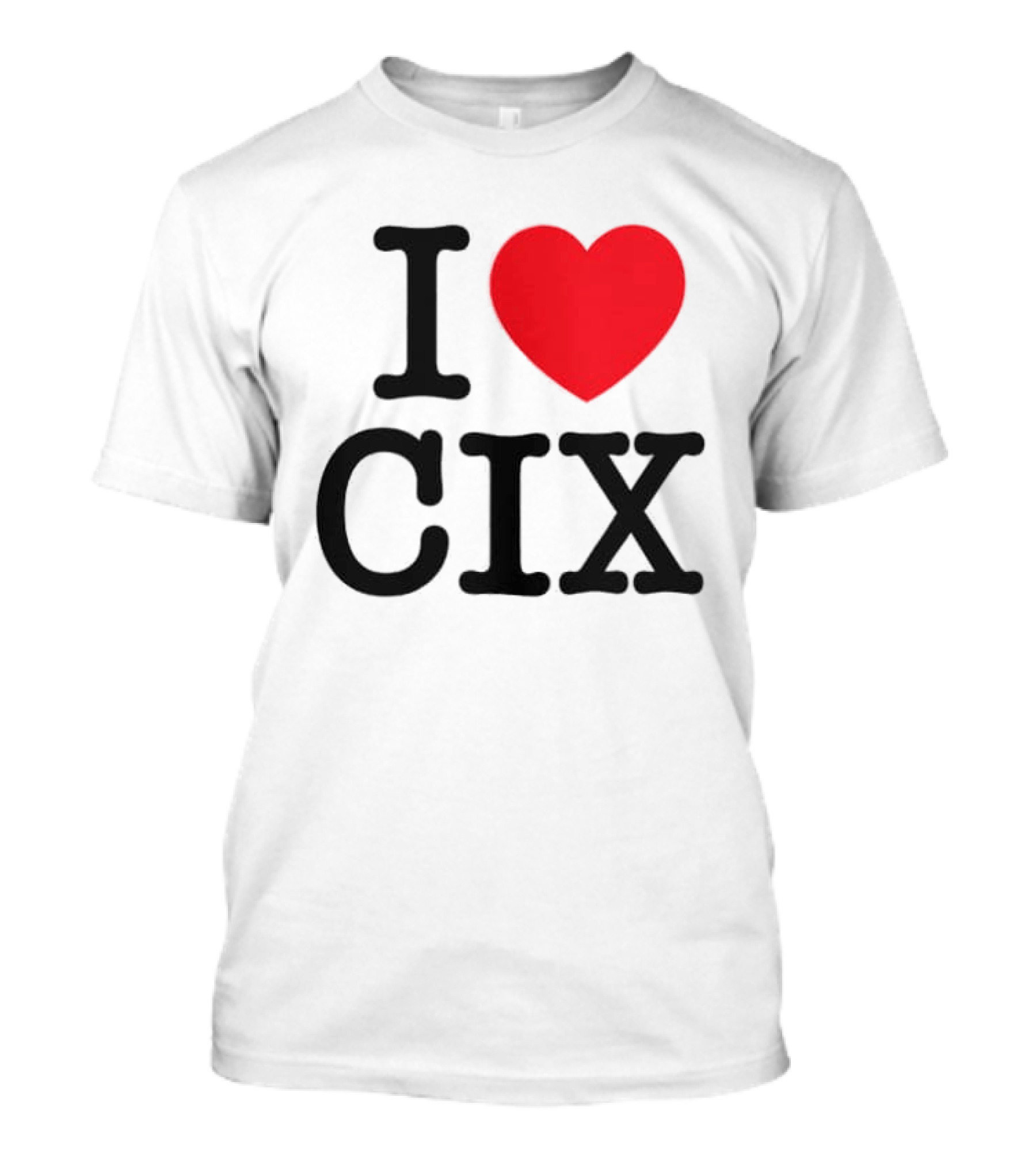 I Love CIX Fan Merchandise With Heart T-Shirt