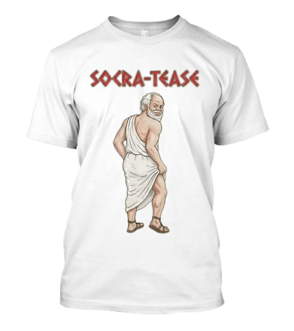 Socrates Tease Philosopher Humor Classic Greek T-Shirt