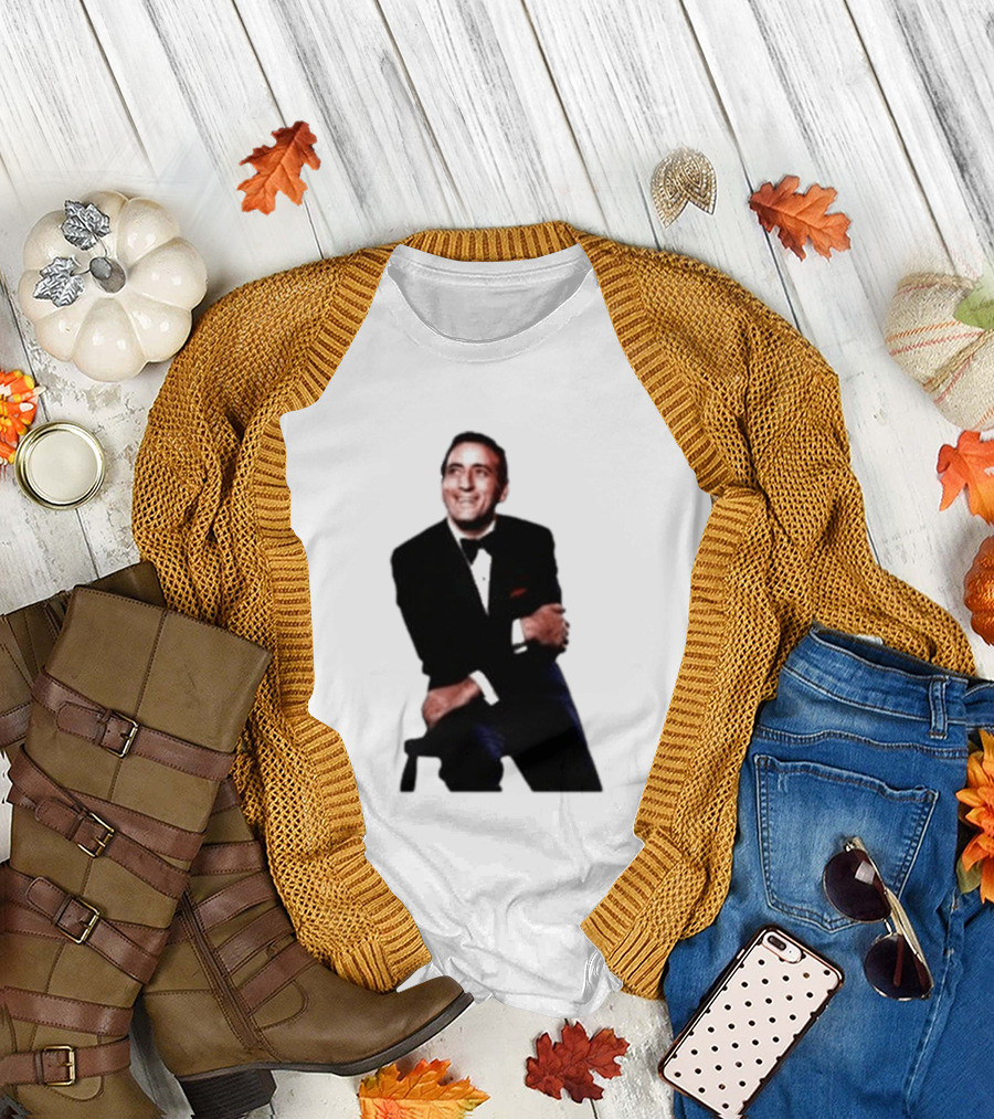 Tony Bennett The Way You Look Sitting Pose T-Shirt