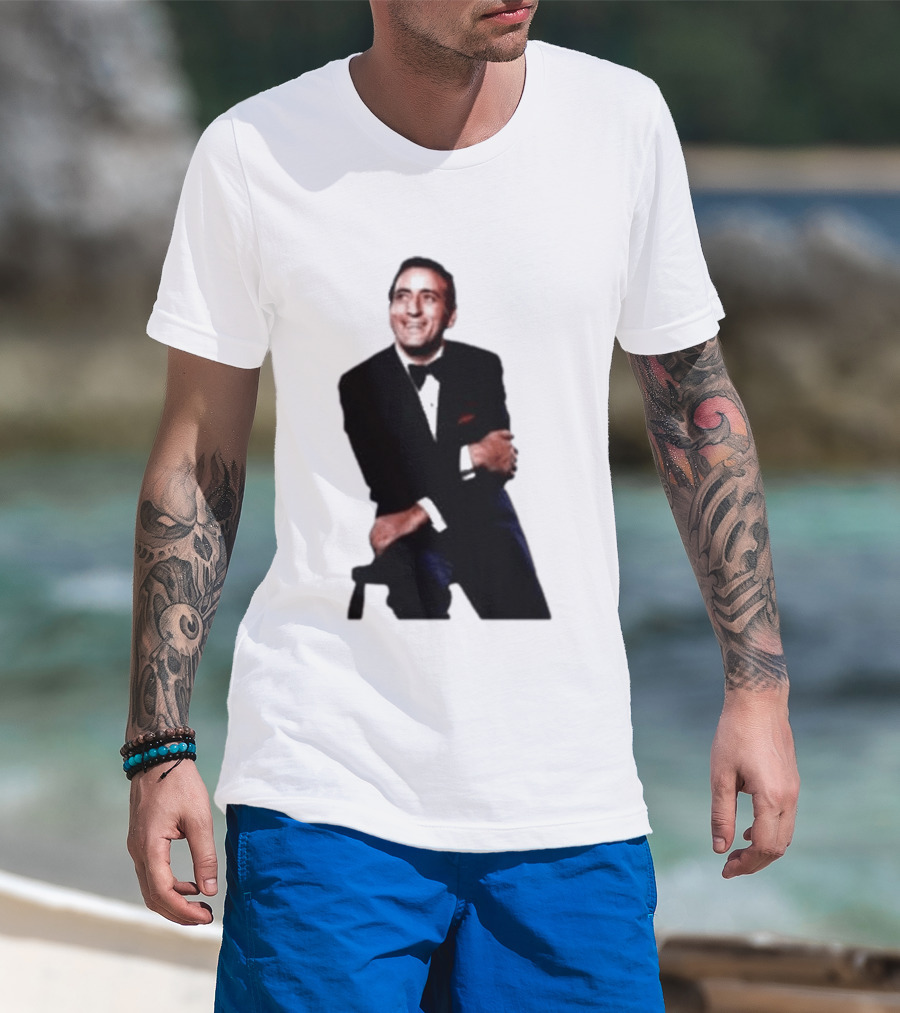 Tony Bennett The Way You Look Sitting Pose T-Shirt