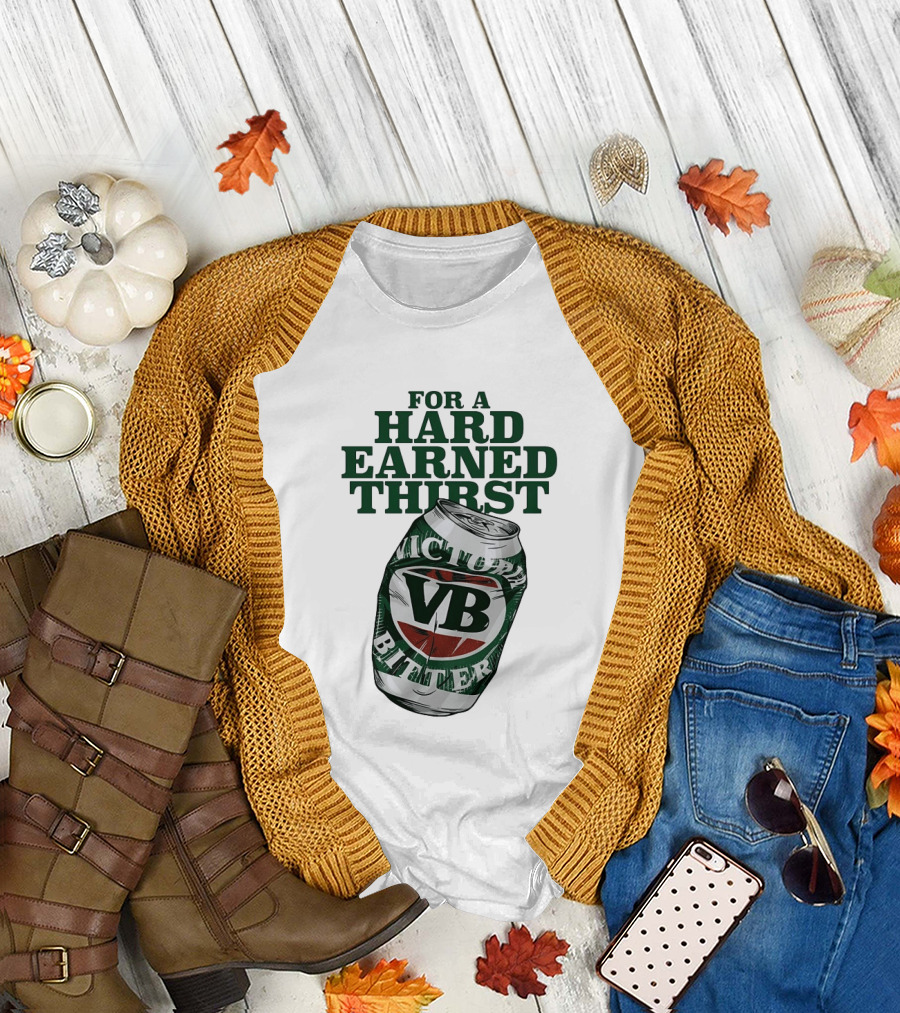 Victoria Bitter VB Can For A Hard Earned Thirst T-Shirt
