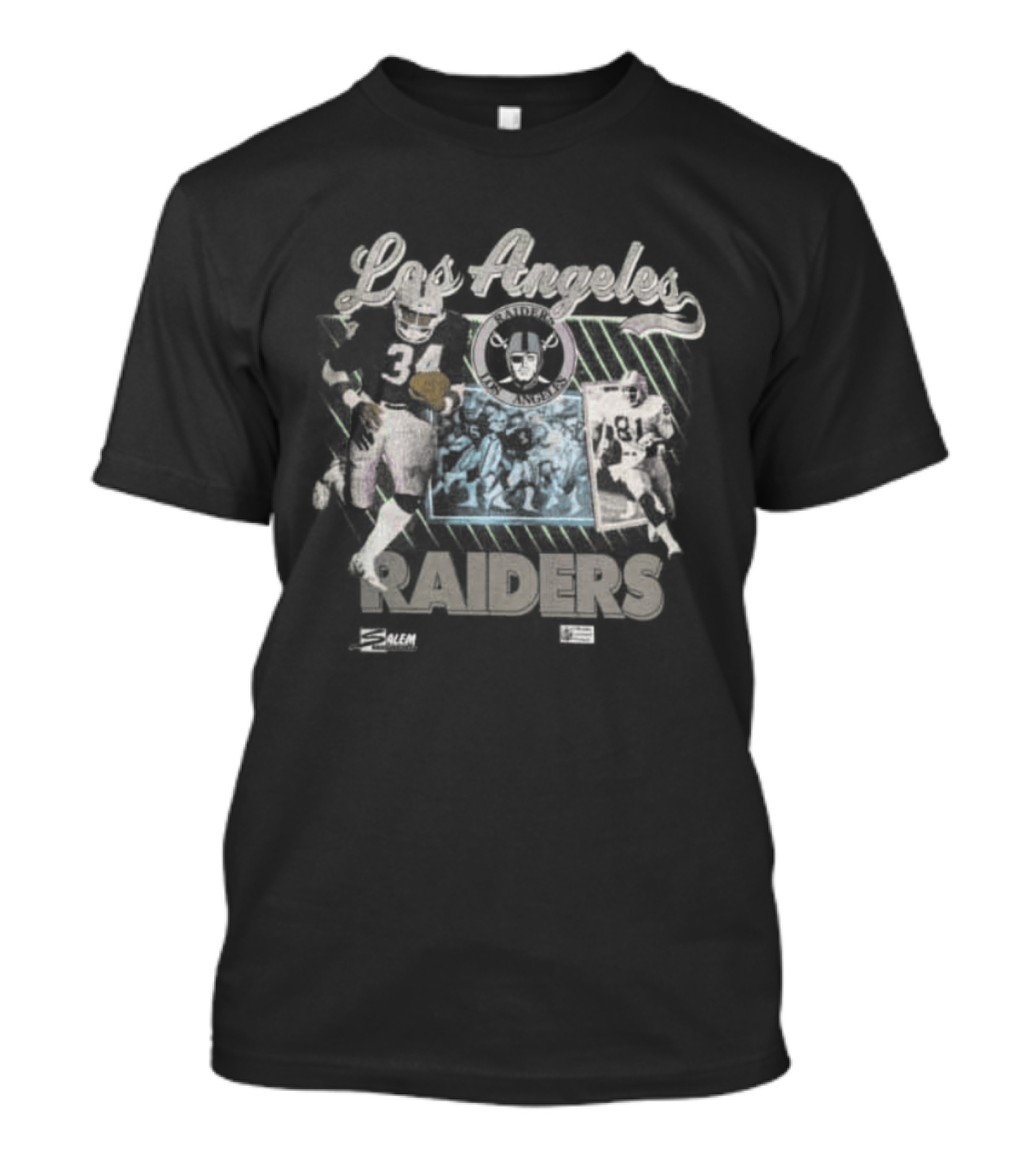Los Angeles Raiders Bo Jackson Tim Brown 1990 T-Shirt