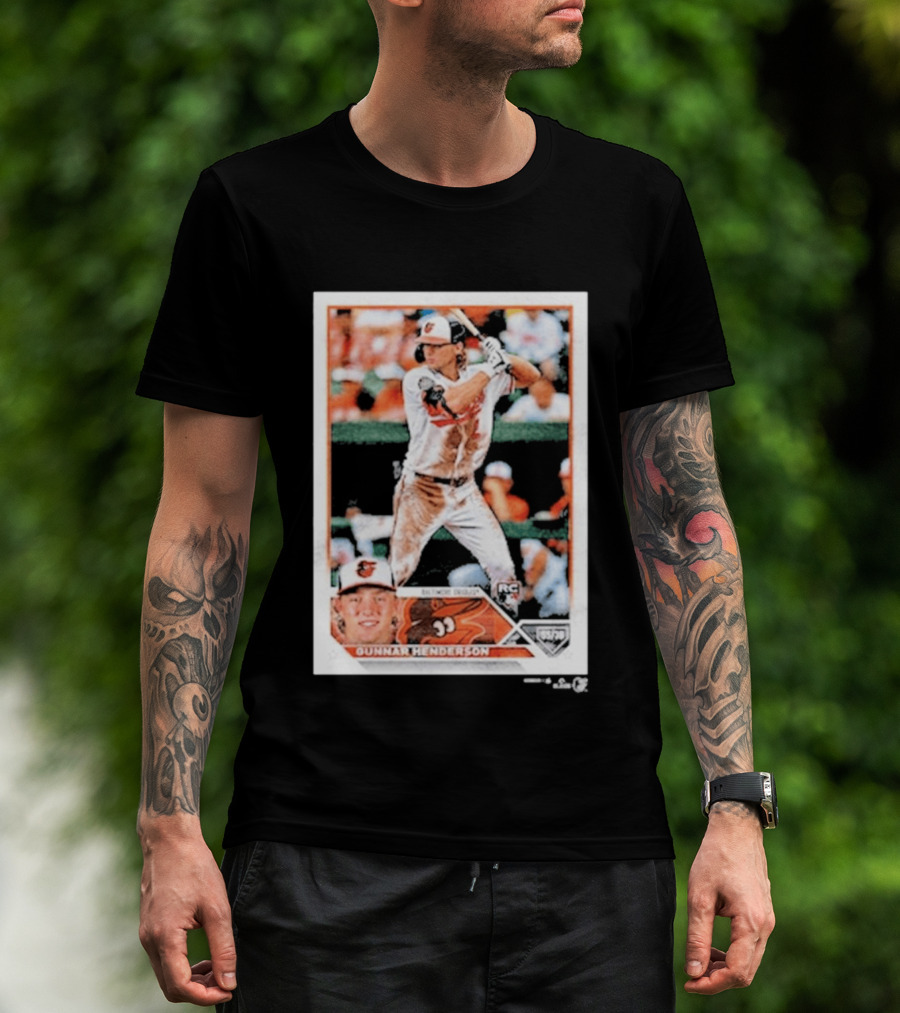 Baltimore Orioles Gunnar Henderson 2026 Rookie Card T-Shirt