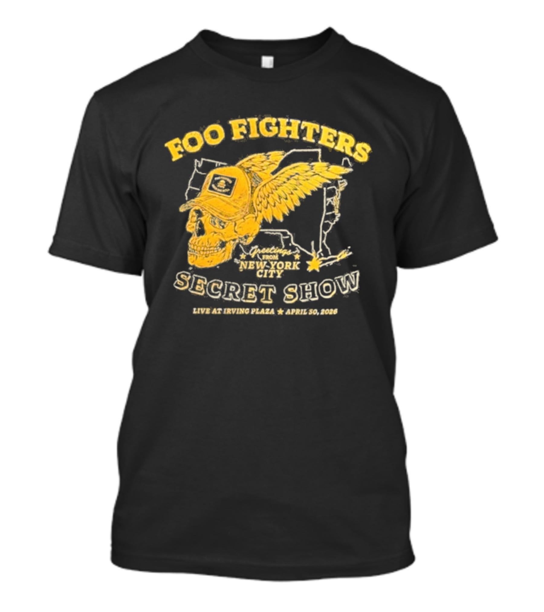 Foo Fighters Secret Show New York City Live At Irving Plaza April 30 2026 T-Shirt