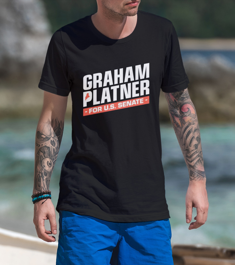 Graham Platner For U.S. Senate Campaign Political Elect T-Shirt
