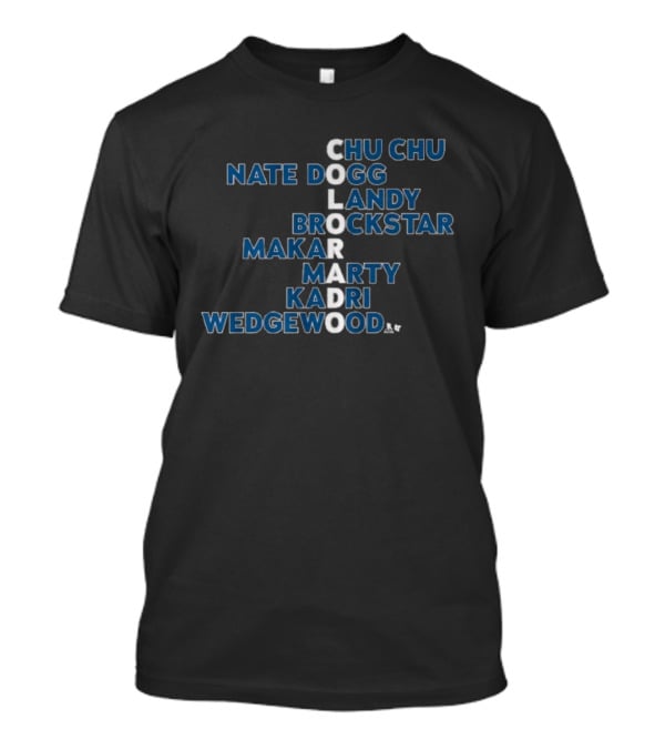 Colorado Hockey Players 2026 Chu Chu Nate Dogg Landy Brockstar Makar Marty Kadri Wedgewood T-Shirt