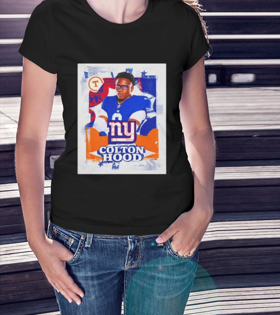 Colton Hood New York Giants 2026 Draft NY Giants Football T-Shirt