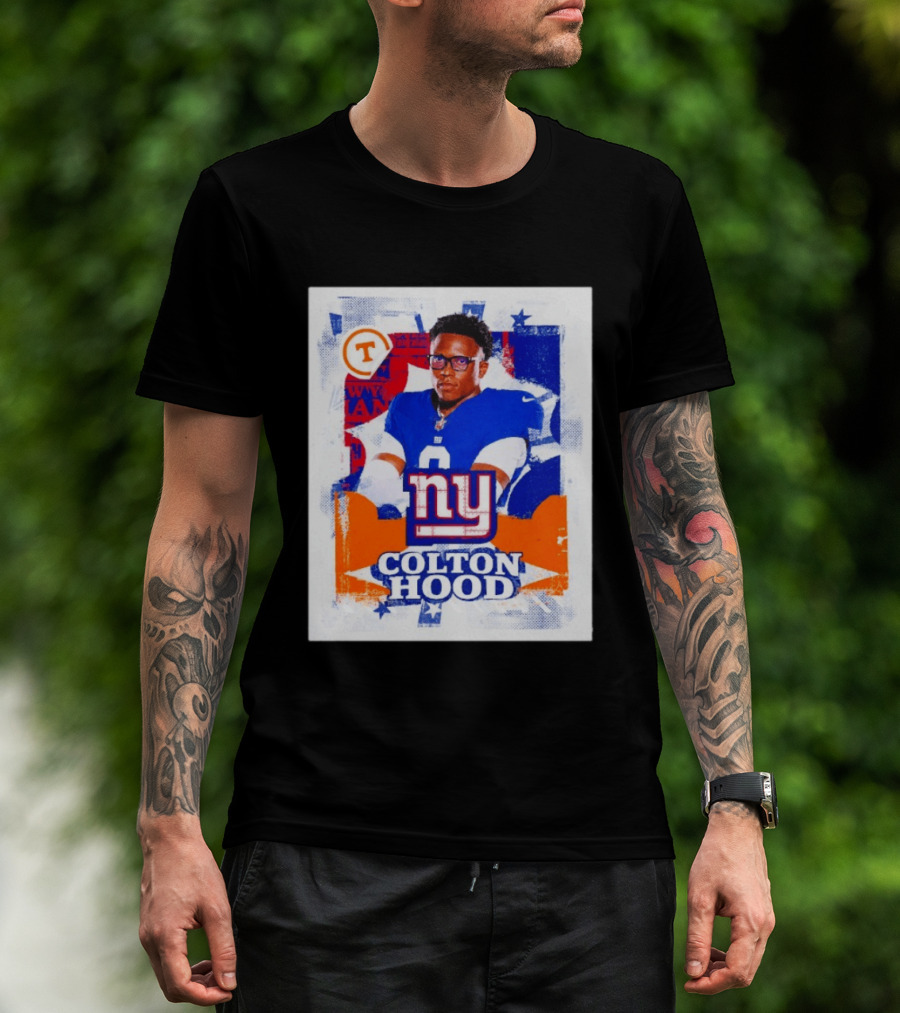 Colton Hood New York Giants 2026 Draft NY Giants Football T-Shirt