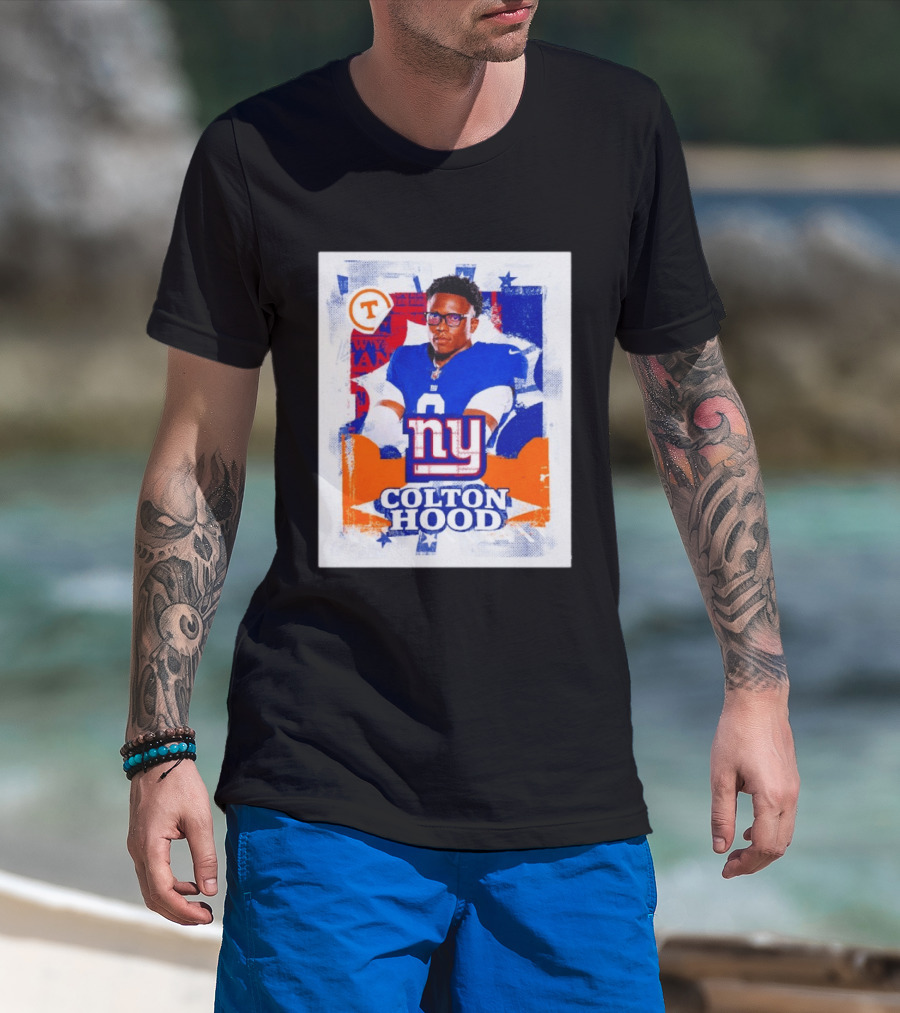 Colton Hood New York Giants 2026 Draft NY Giants Football T-Shirt