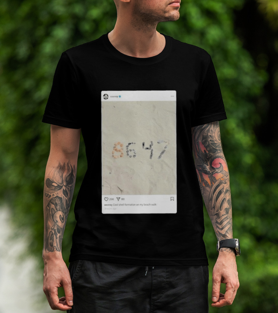 Comey Cool Shell Formation 8647 Beach Walk T-Shirt