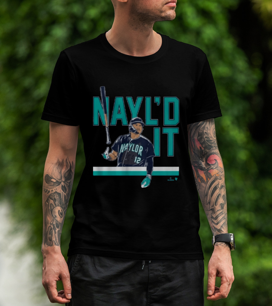 Josh Naylor Nayl'd It Bat Flip Baseball Player Number 12 T-Shirt