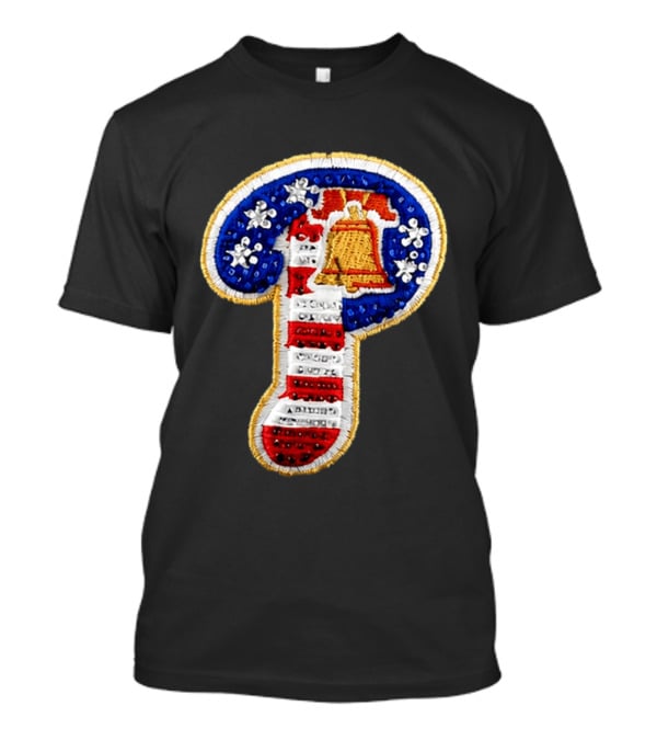 Philadelphia Bell Embroidered P American Flag Snapback Hat Kelly Oubre Jr T-Shirt