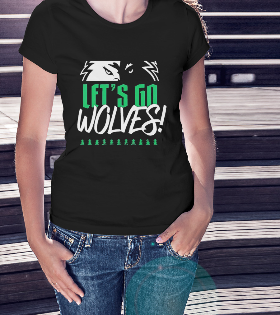 Let's Go Wolves Minnesota Timberwolves Basketball Team Excitement T-Shirt