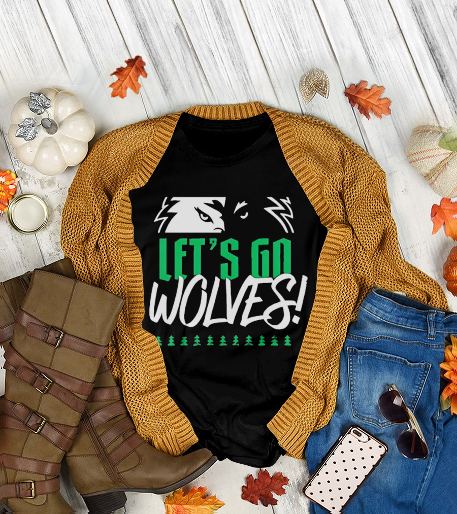 Let's Go Wolves Minnesota Timberwolves Basketball Team Excitement T-Shirt