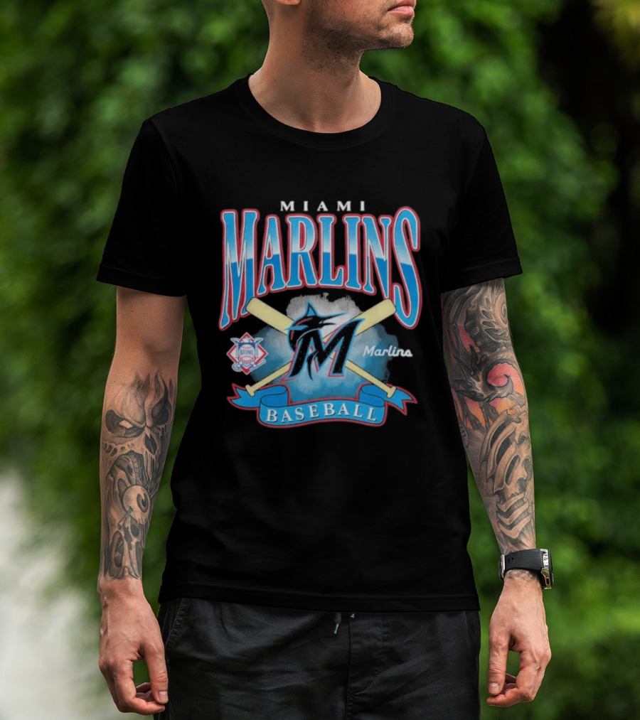 Miami Marlins Baseball Chrometown 47 Franklin National League T-Shirt