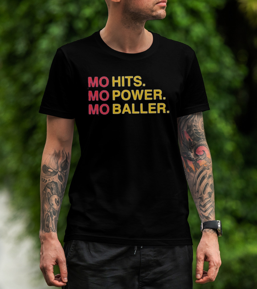 Mo Hits Mo Power Mo Baller Moises Ballesteros Chicago Cubs MLB T-Shirt