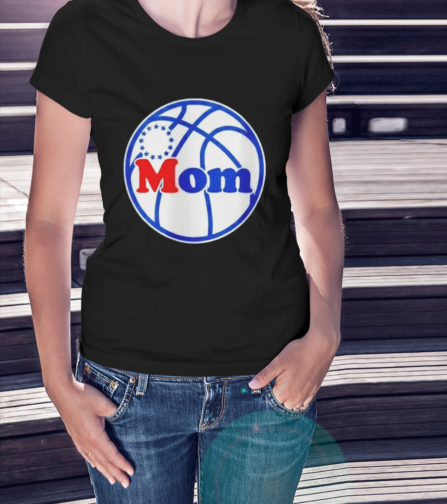 Philadelphia 76ers Basketball Mom 2026 T-Shirt