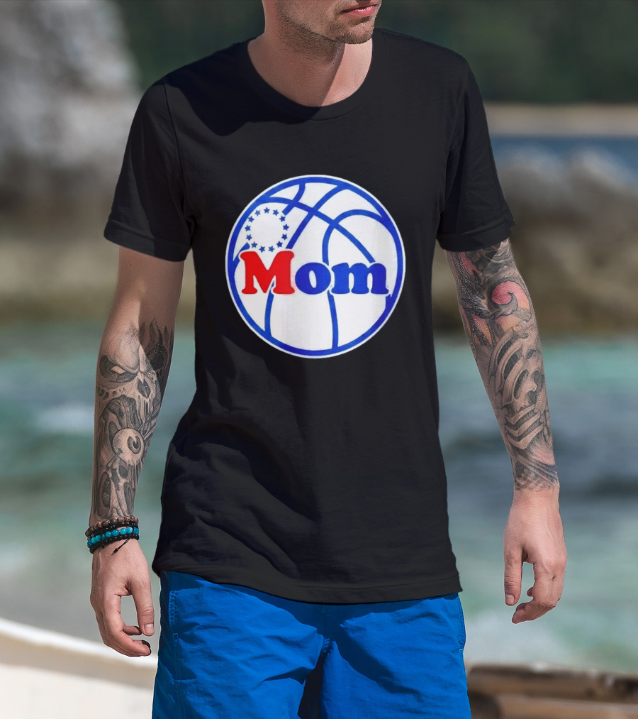 Philadelphia 76ers Basketball Mom 2026 T-Shirt