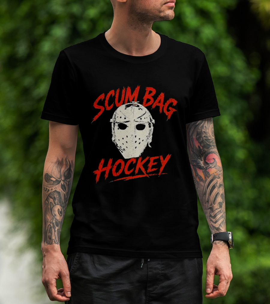 Philadelphia Flyers Scum Bag Hockey Mask T-Shirt