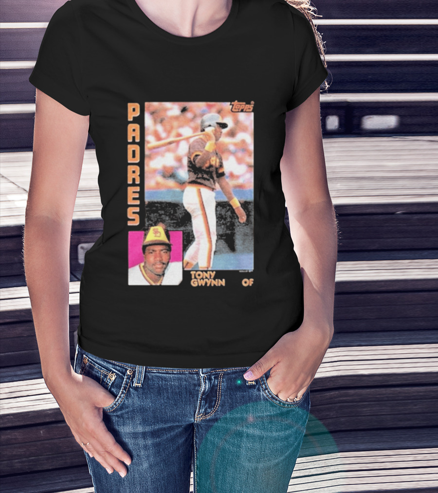 San Diego Padres Tony Gwynn 2026 Topps Baseball Card T-Shirt