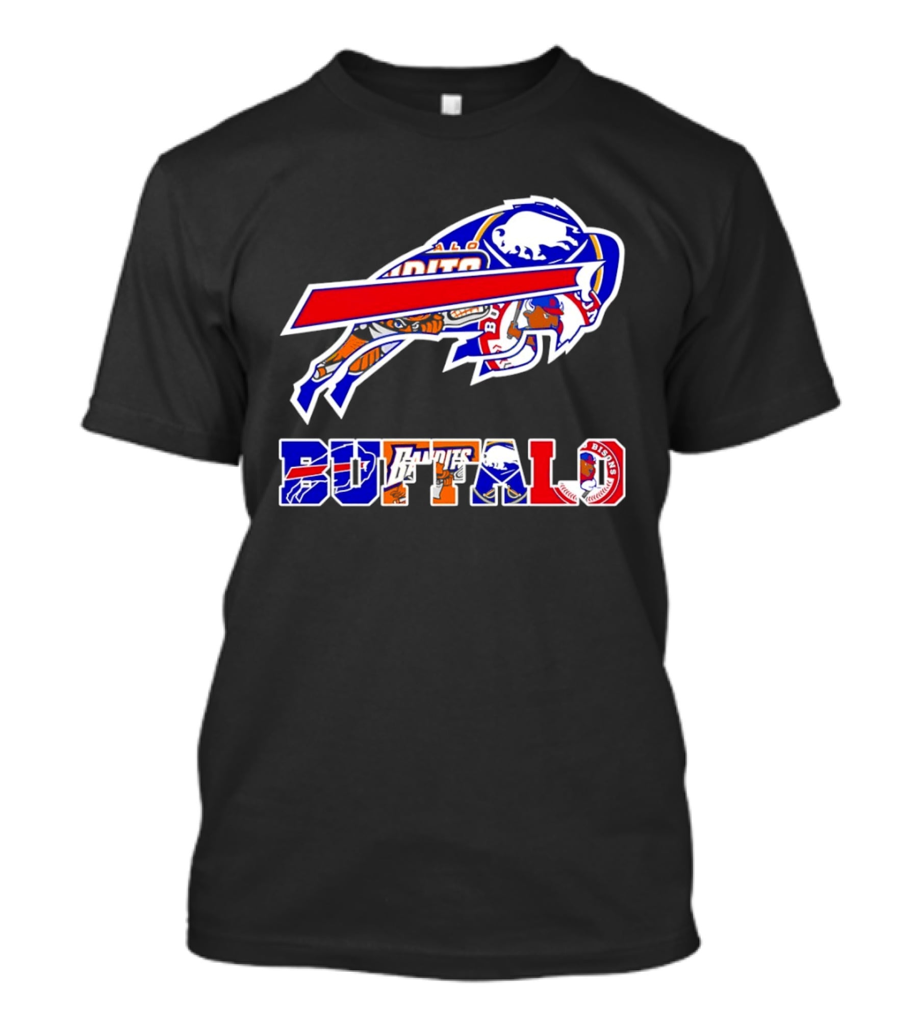 Several Buffalo Bills And New York Teams T-Shirt