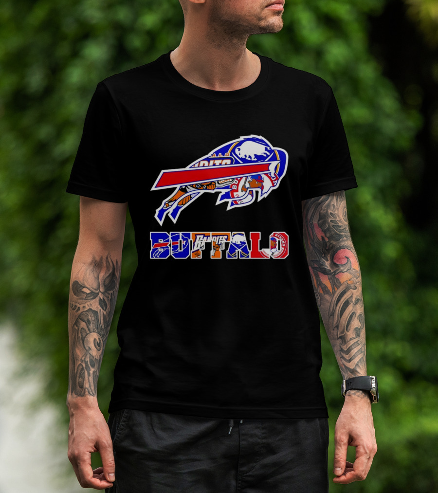 Several Buffalo Bills And New York Teams T-Shirt