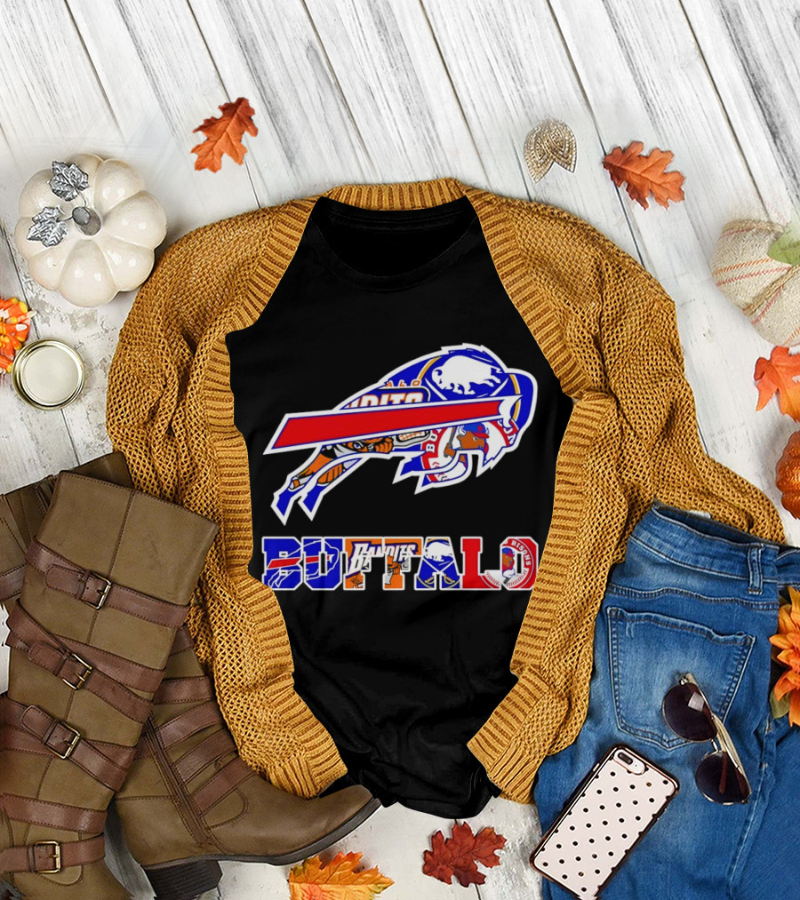 Several Buffalo Bills and New York Teams T-Shirt