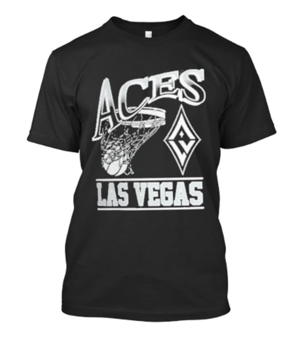 Las Vegas Aces Basketball Net And Diamond T-Shirt