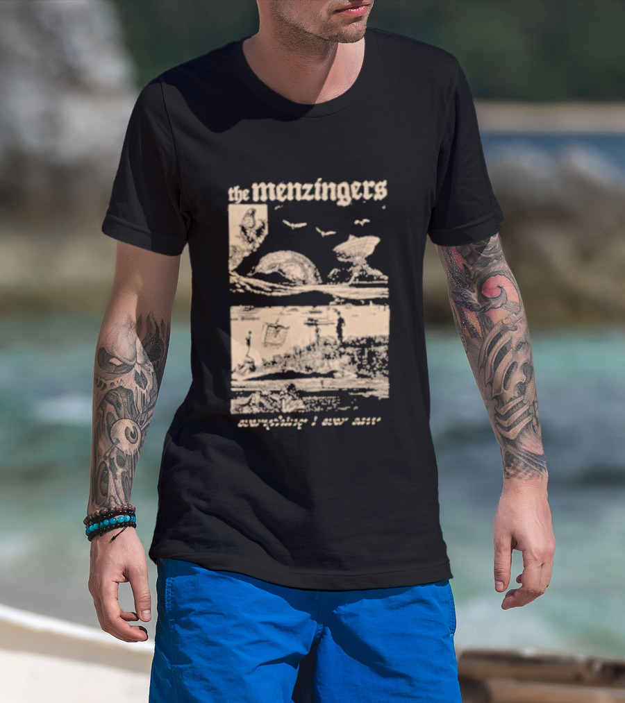 The Menzingers Landscape Metaphor Cities Wander Songs T-Shirt