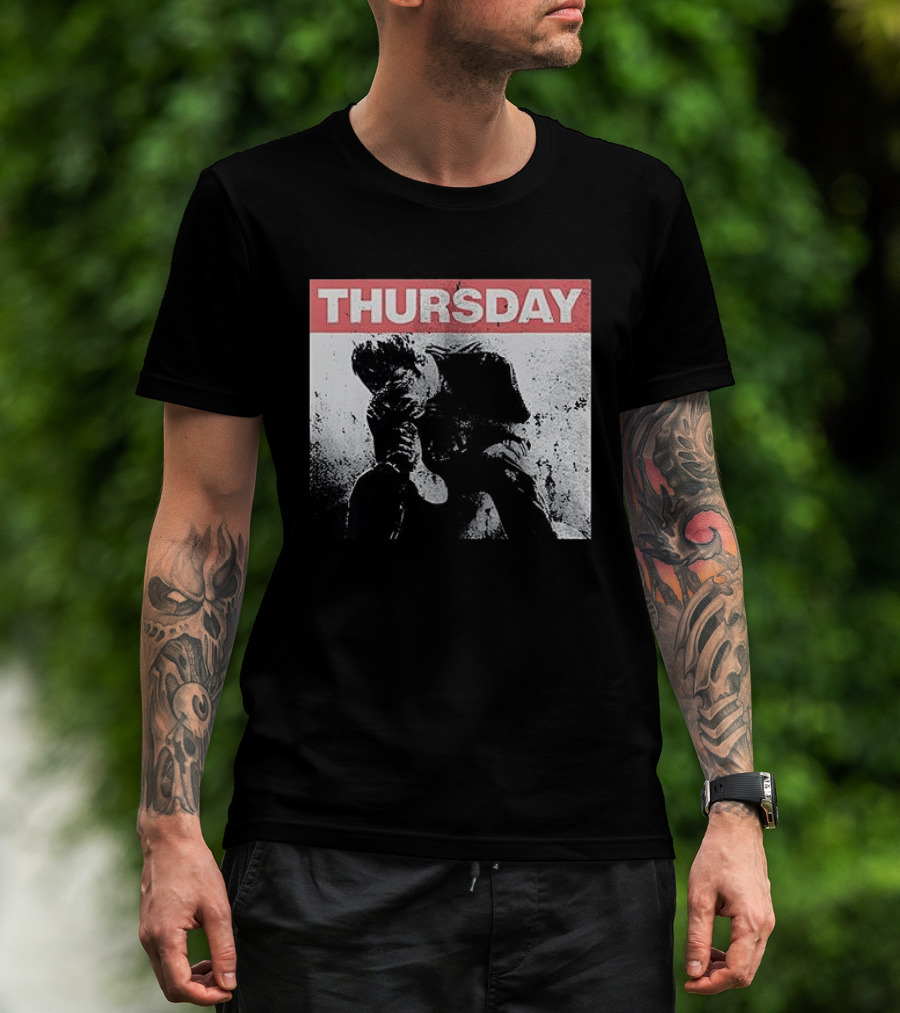 Thursday Sitting Alone In The Dark Of The Stadium Grunge T-Shirt