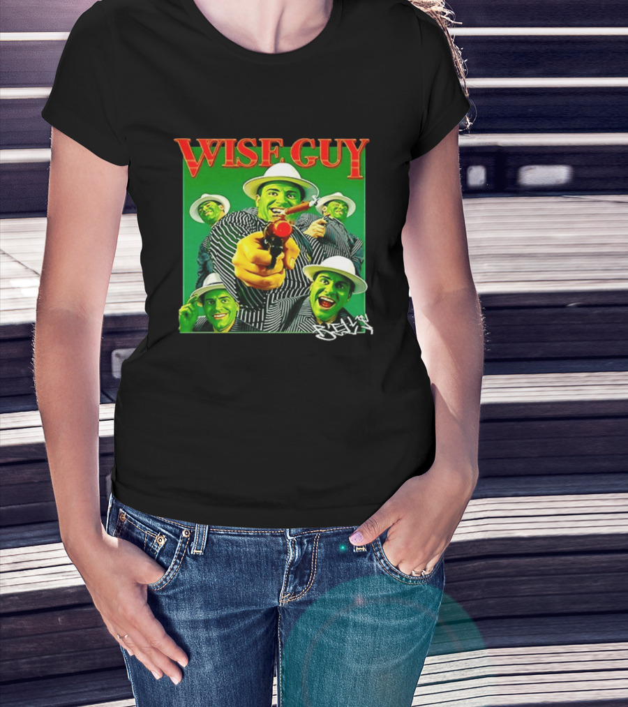 Wise Guy Billy Marchiafava Bold Green Suit And Hat Multiple Faces T-Shirt