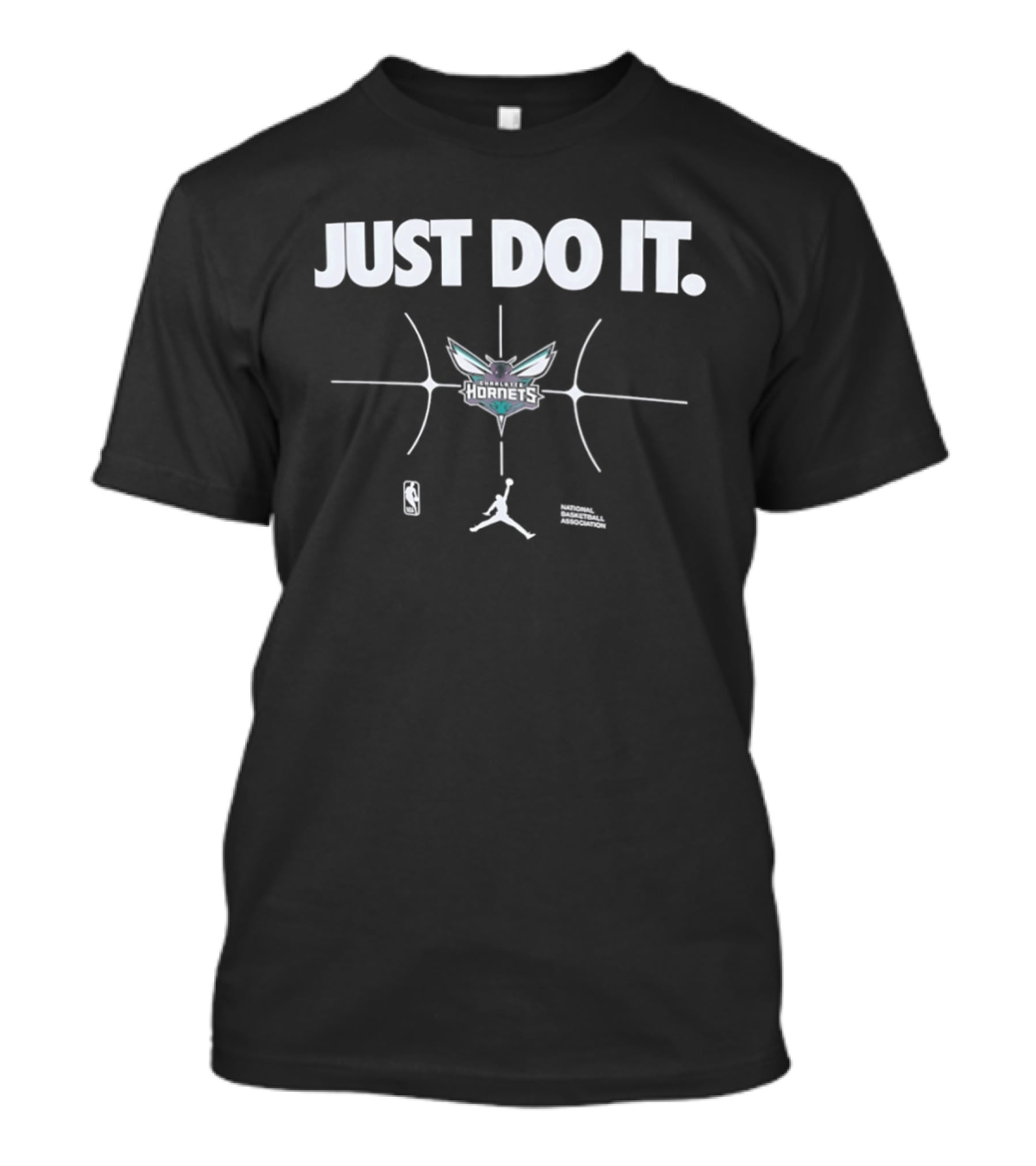 Charlotte Hornets Just Do It Basketball Team Logo Nike T-Shirt