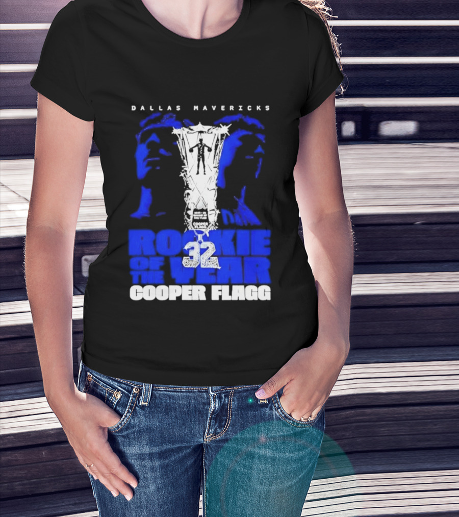 Dallas Mavericks Rookie Of The Year 2026 Cooper Flagg 32 T-Shirt