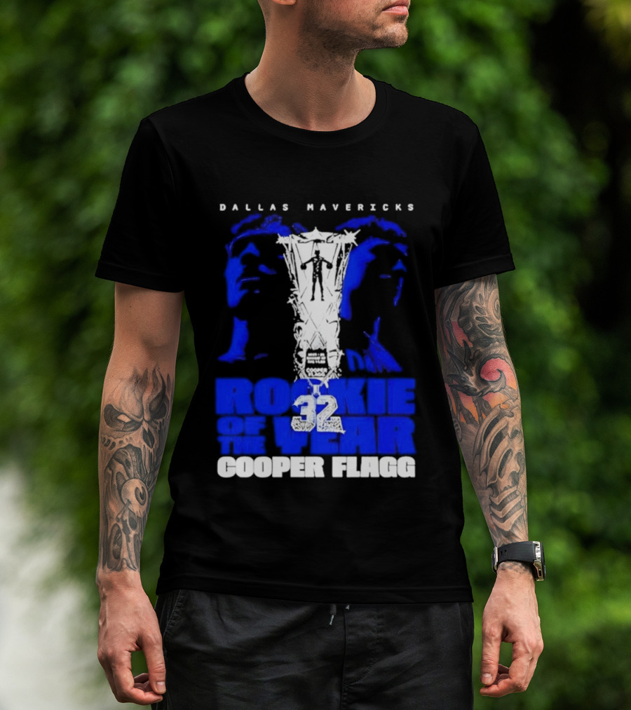 Dallas Mavericks Rookie Of The Year 2026 Cooper Flagg 32 T-Shirt