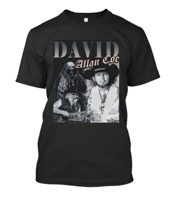David Allan Coe Iconic Country Music Legend Images T-Shirt