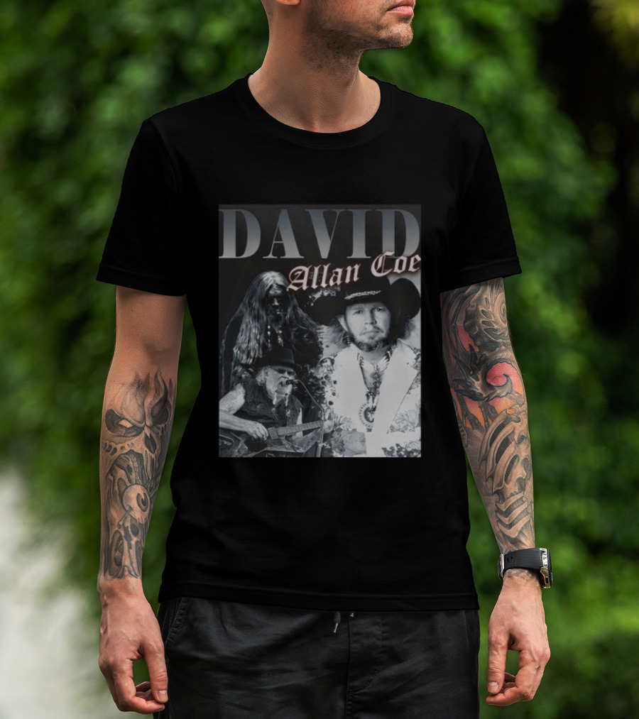David Allan Coe Iconic Country Music Legend Images T-Shirt