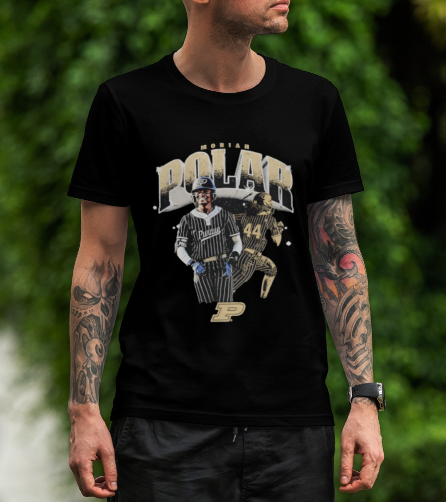 Moriah Polar Purdue Softball Player 44 Baseball Uniform T-Shirt